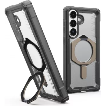 UAG Urban Armor Gear Plasma XTE capa com suporte kickstand e módulo magnético | Samsung Galaxy S26+ | ash (cinzento)/transparente/titânio | 214523113136 (214523113136)