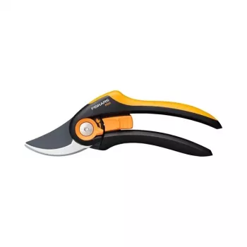 Tesoura de jardim de bypass Fiskars Plus SmartFit P541 preta, laranja