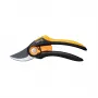 Tesoura de jardim de bypass Fiskars Plus SmartFit P541 preta, laranja
