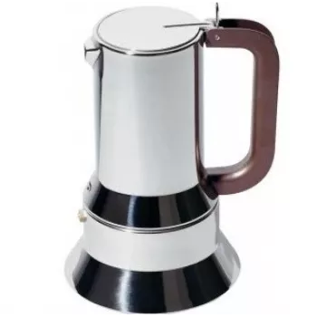 Cafeteira manual Alessi 9090/1 cafeteira Moka aço inoxidável