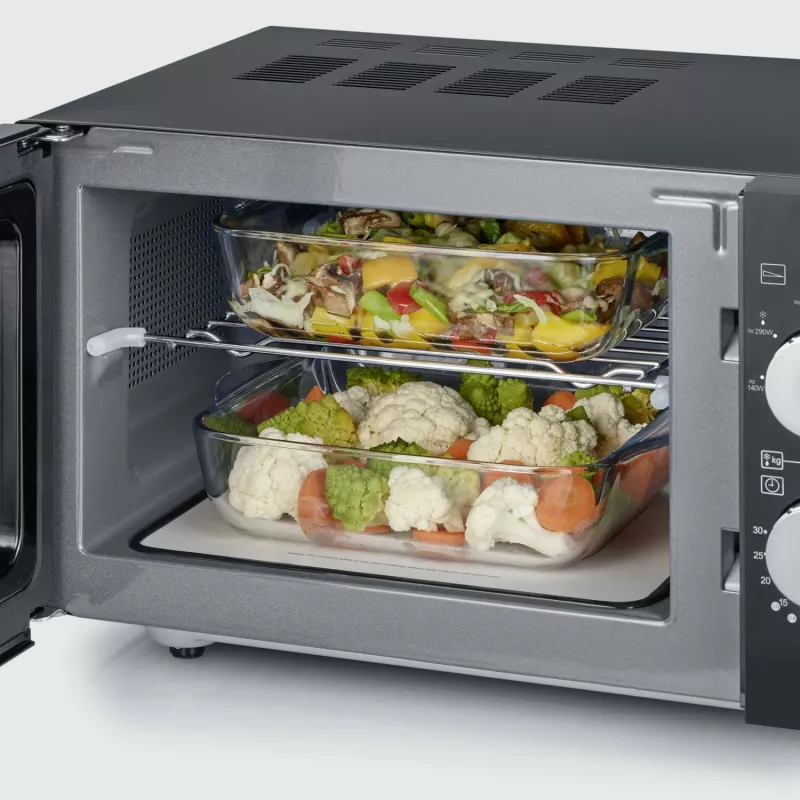Micro-ondas com grelhador Severin MW 7762, 800 W, 20 l