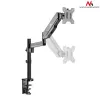 Suporte de monitor de secretária MACLEAN MC-775 para ecrãs de 32 polegadas (81,3 cm), VESA 75x75–100x100, até 8 kg, cinzento