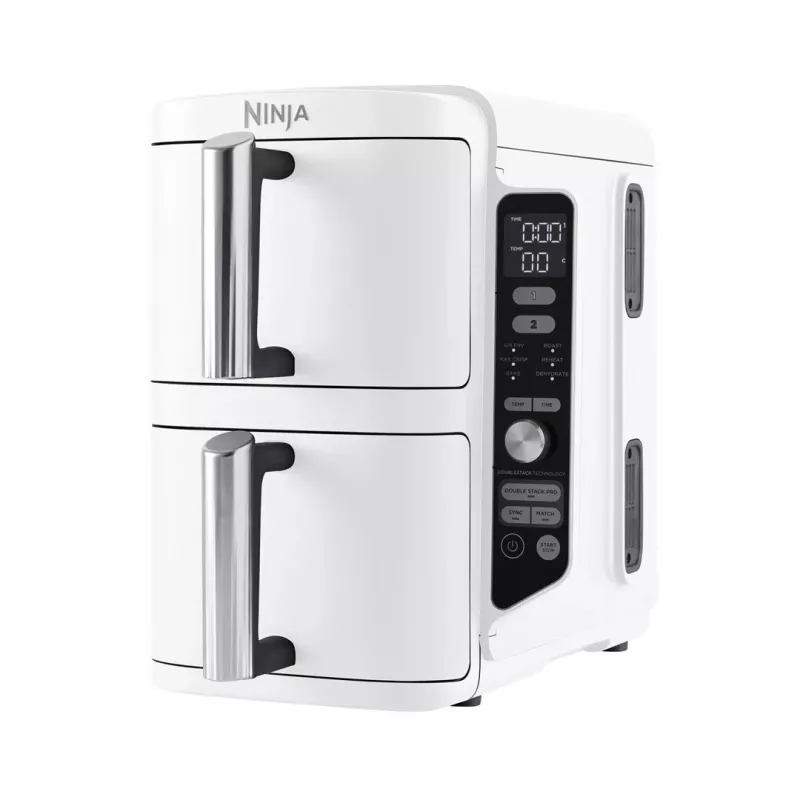 Fritadeira de ar quente SharkNinja SL400EUWH Dupla 9,5 L 2470 W Branco