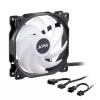 XPG VENTO 120 ARGB PWM (pack de 3) preto, ventoinha, 12 cm, 300 U/min, 1850 U/min, preto