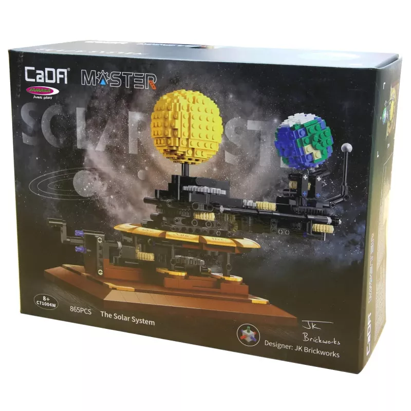 Conjunto de blocos Jamara CaDA Sistema Solar Bricks 402864 brinquedo educativo