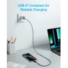 Cabo USB Anker 322 0,9 m USB-C preto