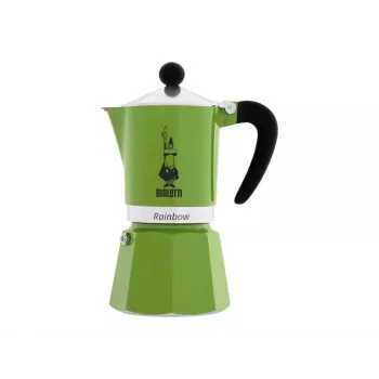 Bialetti Rainbow cafeteira Moka preto, verde