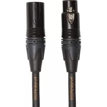 Cabo de áudio Roland RMC-G25 7,5 m XLR (3 pinos) preto