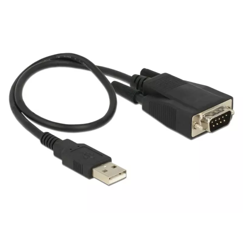 DeLOCK 62958 adaptador USB para RS-232, USB Tipo A, preto