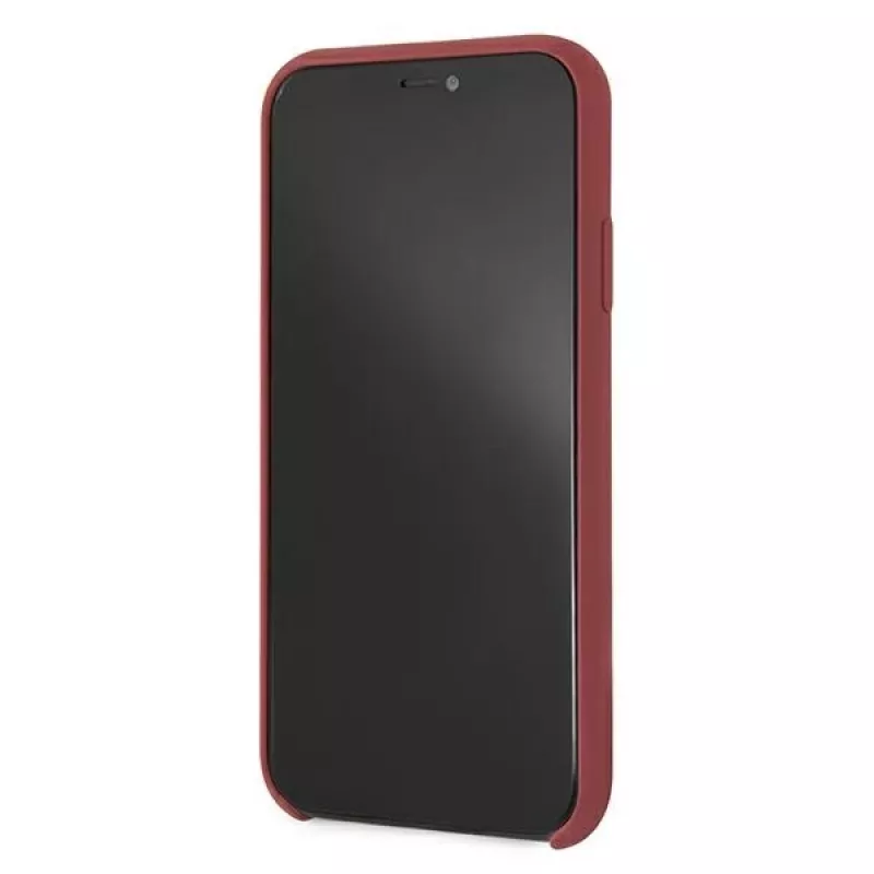 Mercedes-Benz capa rígida de silicone para Apple iPhone XR vermelho MEHCI61SILRE