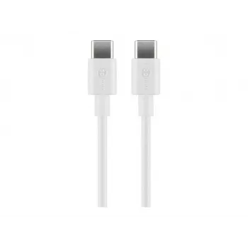 Cabo USB Goobay 66317 1 m 2.0 USB C branco (66317)