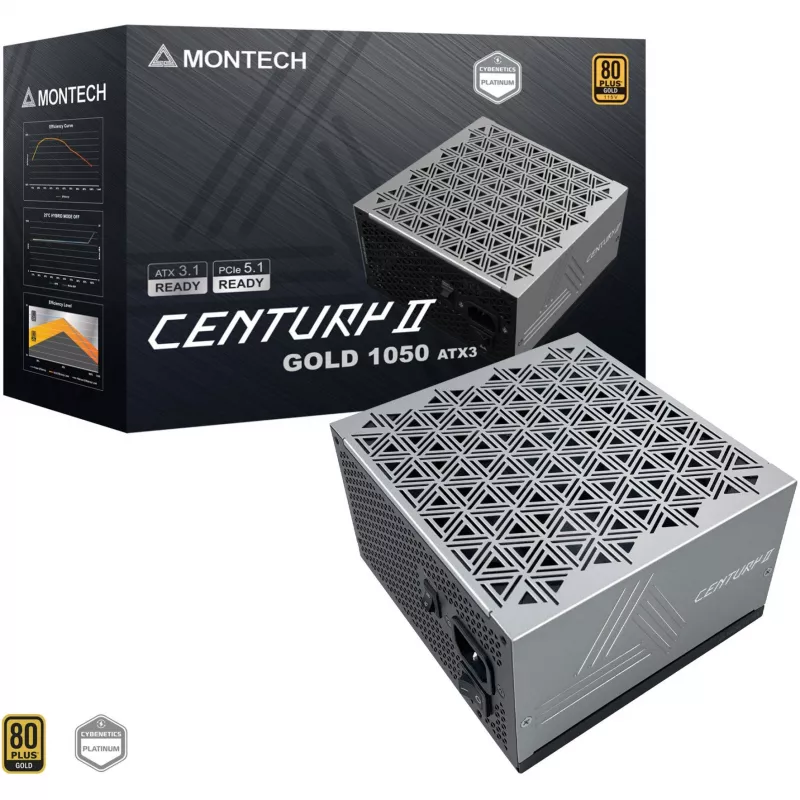 Fonte de alimentação MONTECH CENTURY II ATX 1050 W CENTURYII1050
