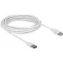 Cabo USB DeLOCK 85202 USB 2.0 5 m branco