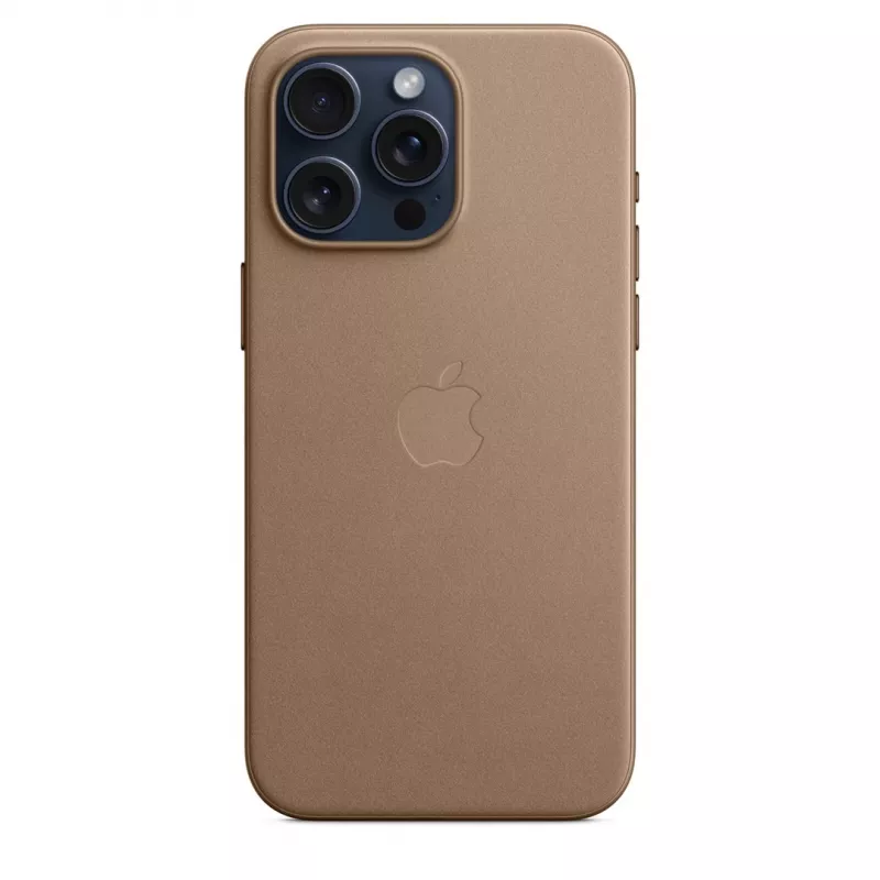 Capa FineWoven com MagSafe para Apple iPhone 15 Pro Max – Taupe