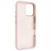 Capa traseira FIXED para Apple iPhone 16 Liquid Silicone rosa com MagFlow capa de proteção fina