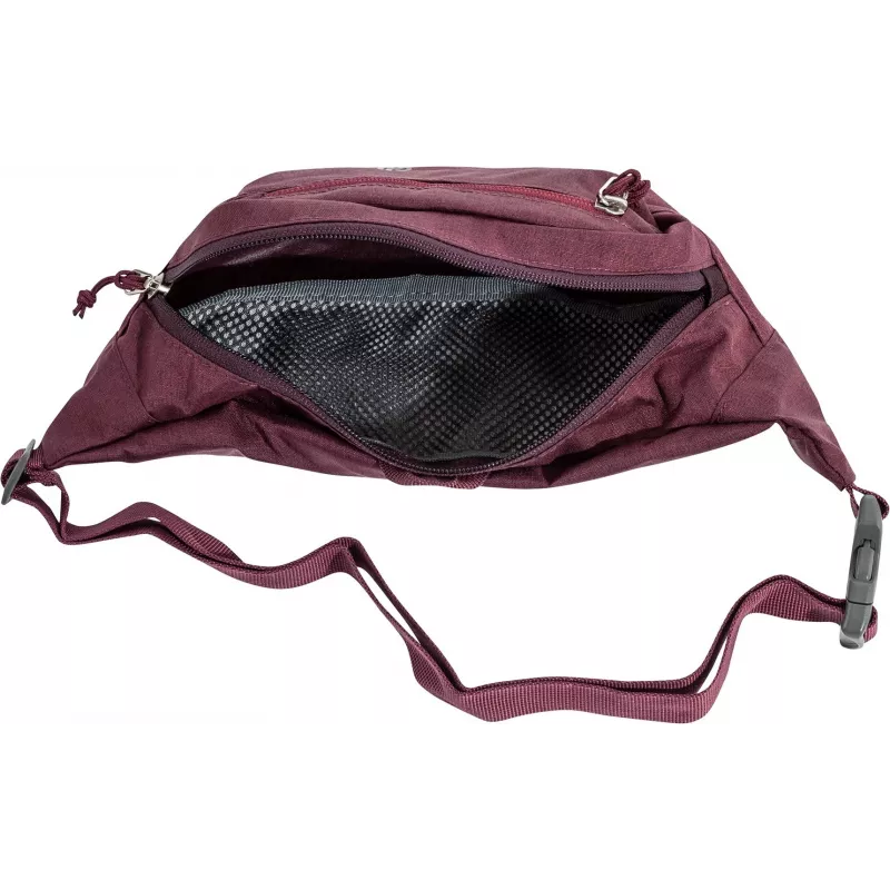 Pochete DEUTER Belt I — poliamida ripstop, 1,5 L, 230×70 mm, vermelho