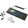 SKILLER SGK50 S4, teclado gaming preto, layout DE, Kailh Red