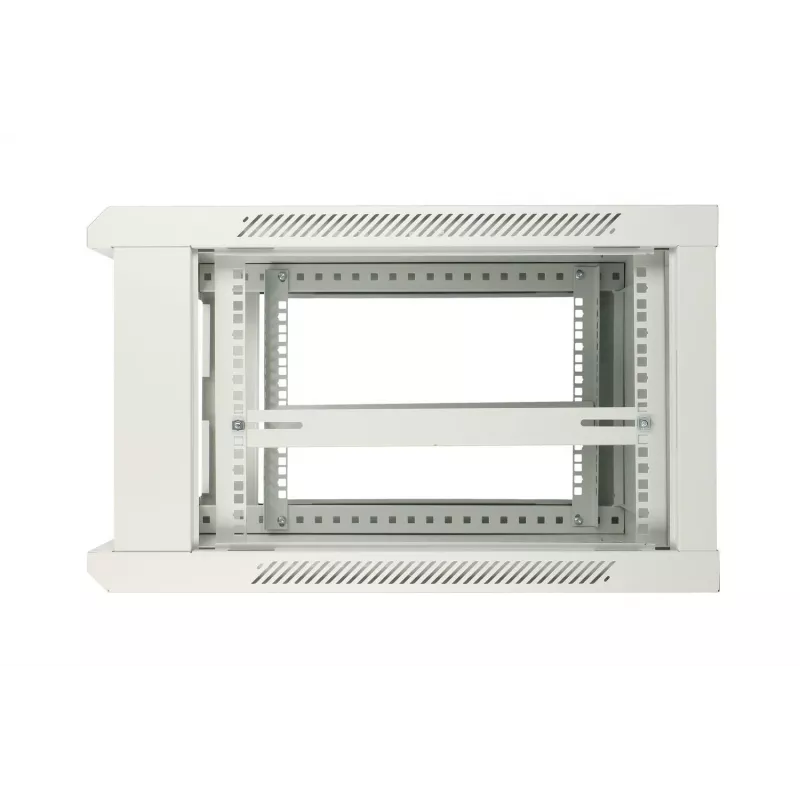 Extralink armário rack 6U 600x450 ASP cinzento montado na parede, porta metálica