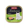 Alimento húmido para gatos animonda Vom Feinsten Gourmet Centre — Peru & Frango Ervas, 100 g cuvete, adulto