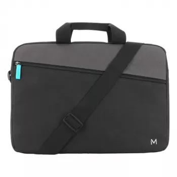 Mobilis The One Essential - mala para portátil - inserção por cima - 35,6 cm - 11 - 14 - preto e cinzento (003082)