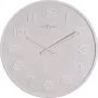 NeXtime 3096WI - Relógio de parede - Relógio de quartzo - Redondo - Branco - Madeira - Madeira