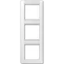 Placa de cobertura de interruptor JUNG AS 583 NA WW branco, duroplasto, 80,5×222,5 mm