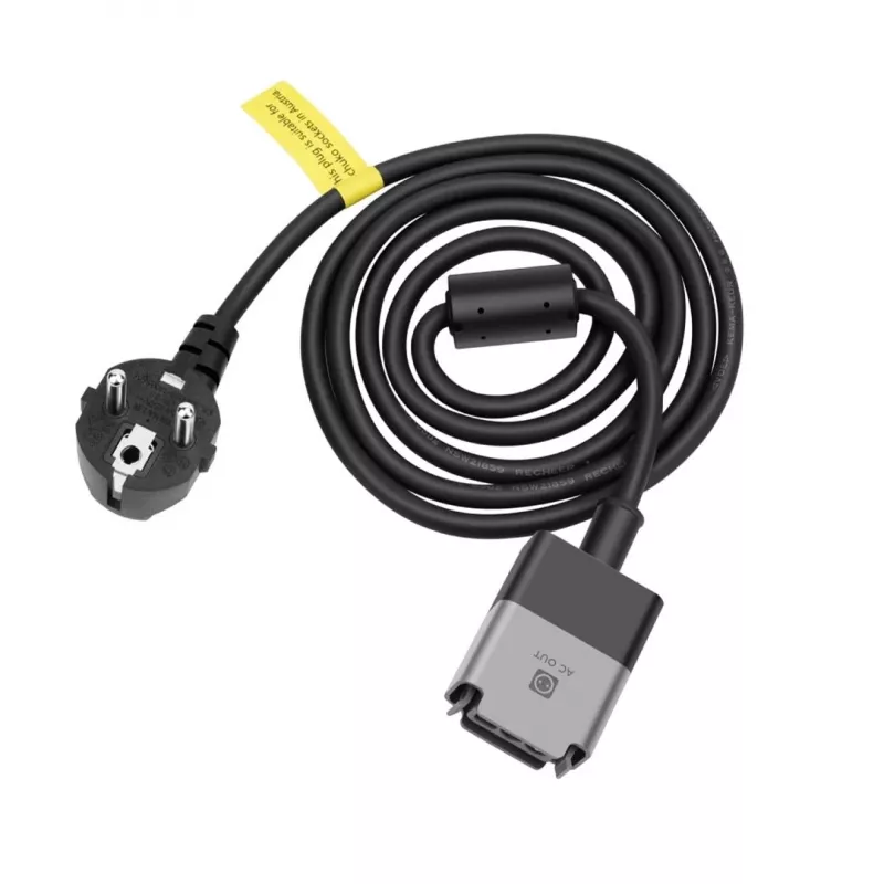 Cabo de alimentação EcoFlow EFL-BKWAC-3M-EU