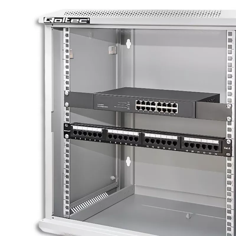 Armário RACK 19 Qoltec 54487 | 12U | 600 x 635 x 600