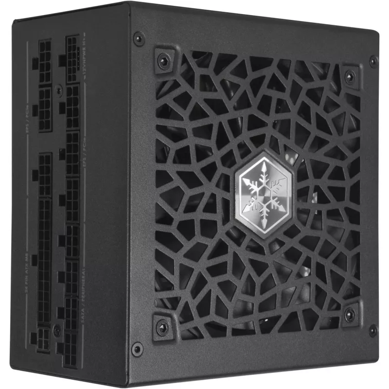 SST-HA1300R-PM 1300W, Fonte de alimentação para PC preta, 9x PCIe, gestão de cabos, 1300 Watt