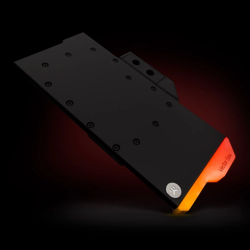 Bloco de água EK Water Blocks acetal cobre preto
