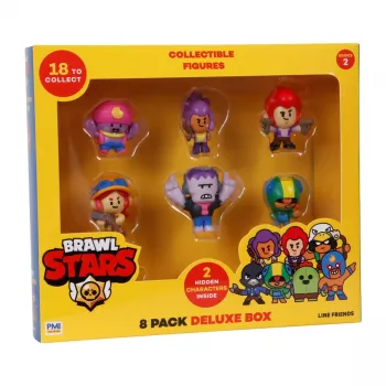 Figuras Brawl Stars S2 - caixa Deluxe pack de 8 VER.A