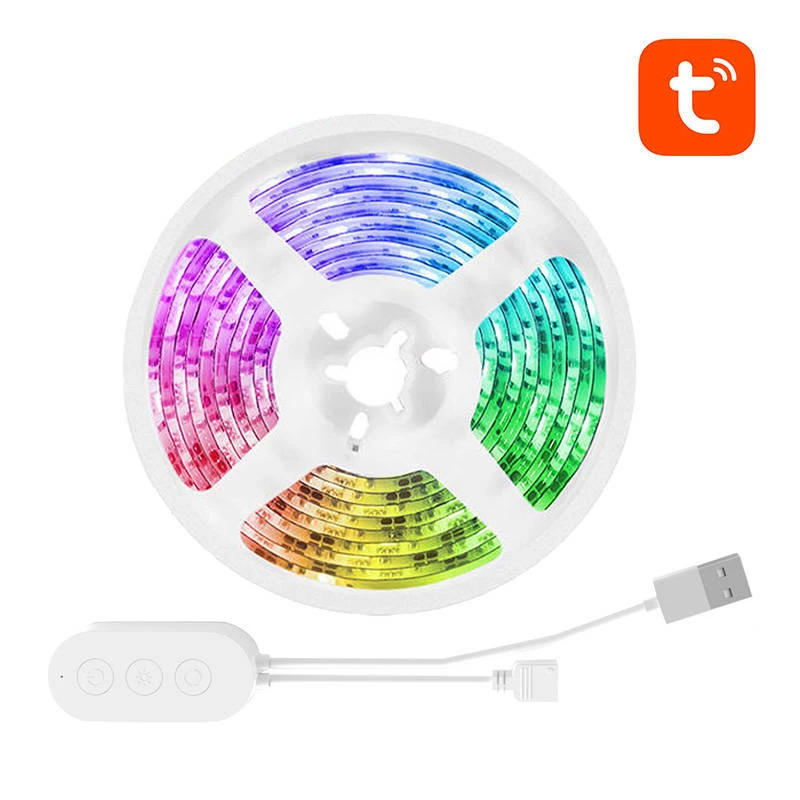 Fita LED Gosund SL1 WiFi RGB 2,8 m – iluminação inteligente compatível com Tuya