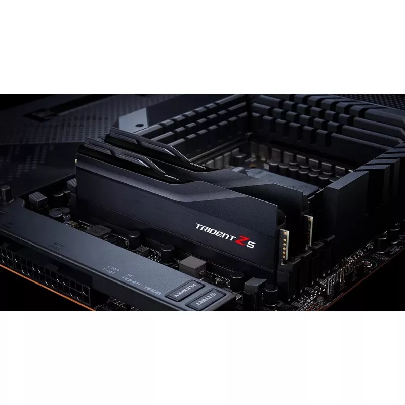 DIMM 48 GB DDR5-8200 (2x 24 GB) Dual-Kit, memória preta, F5-8200J4052F24GX2-TZ5K, Trident Z5, INTEL XMP