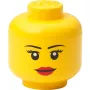Storage-Head-Mini da Room Copenhagen – recipiente de arrumação compatível com LEGO 40331725, design Copenhagen Girl