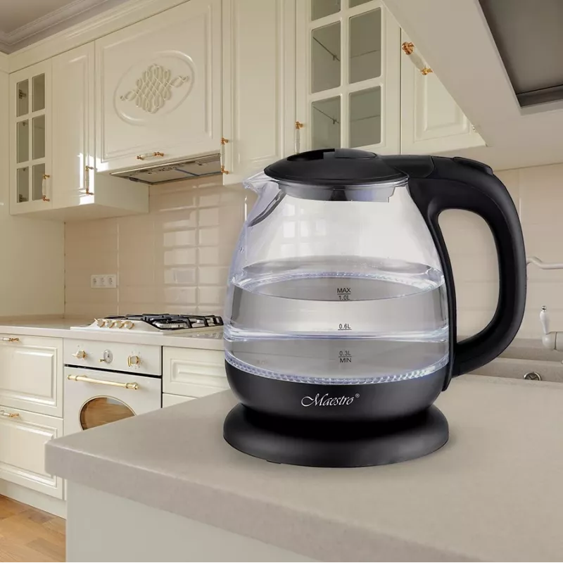 MAESTRO MR-055 chaleira 1 L 1100 W (MR-055-BLACK) Preto