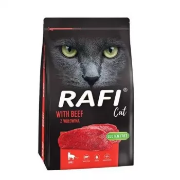 DOLINA NOTECI Rafi Cat com vaca - comida seca para gatos - 7 kg