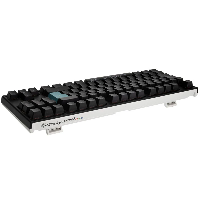Teclado Ducky One 2 RGB TKL Gaming USB Alemão preto