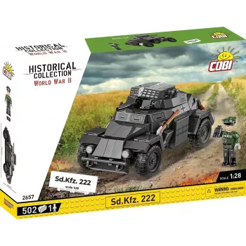 Cobi Blocks Sd.Kfz 222 kit de montagem COBI-2657 — 502 peças de construção