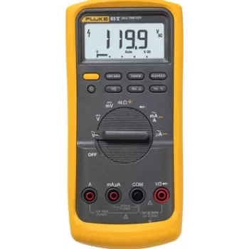 Fluke Corporation 83V - 98 mm - 52 mm - 201 mm - 624 g - pilha/bateria - alcalina (3947847)