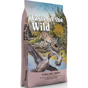TASTE OF THE WILD Lowland Creek - Alimento seco para gatos - 6,6 kg
