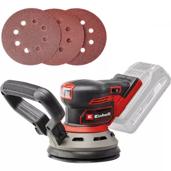 Máquina de lixar pavimentos EINHELL TP‑RS 18/32 Li BL Solo — 24.000 rpm, preto/vermelho, 1,11 kg