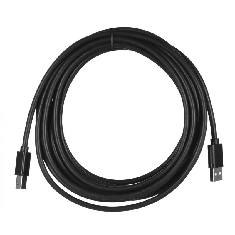 Cabo USB UNITEK Y-C421GBK 5 m USB 2.0 USB A USB B preto