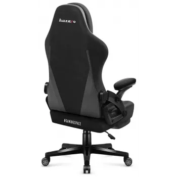 Cadeira de gaming huzaro Force 4.6 — assento ergonómico em tecido, altura ajustável, reclinável, apoio lombar, 130 kg máx., largura do assento 41 cm