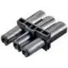 Bachmann - adaptador para ligação elétrica - ST18 (macho) para GST18 (fêmea) - preto (375.515)