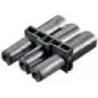 Bachmann - adaptador para ligação elétrica - ST18 (macho) para GST18 (fêmea) - preto (375.515)