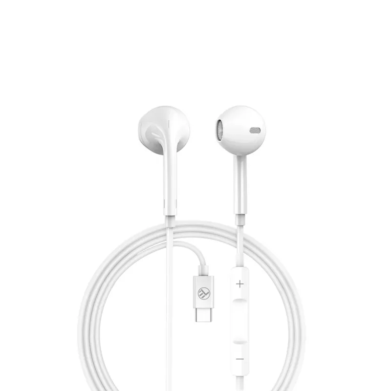 Headset In-Ear Tellur Basic Urbs Type-C Branco