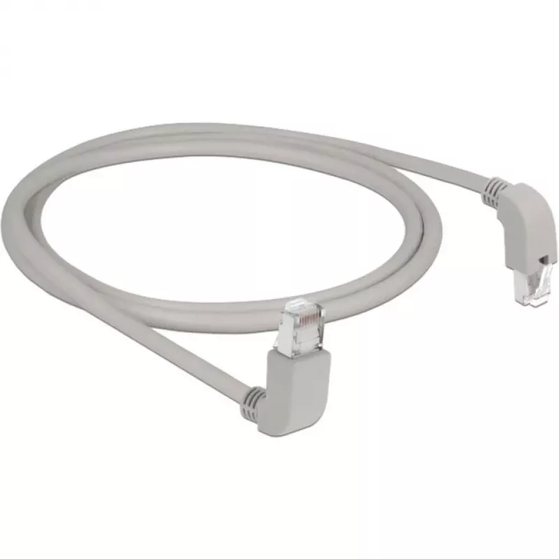 Cabo de rede DeLOCK 85871 Cat6a S/FTP 1m cinzento