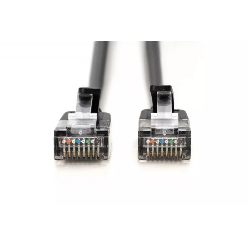 Cabo de rede Digitus CAT 6A classe Ea F/FTP 5m preto