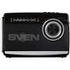 Altifalante SVEN SRP-155, preto (3W, Bluetooth, FM/AM/SW, USB, microSD, lanterna, bateria)