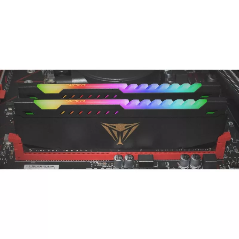 32 GB Patriot DIMM 3600 (2x 16 GB) Dual-Kit (preto, PVSR432G360C8K, Viper Steel RGB, INTEL XMP)